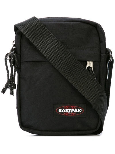 Shop Eastpak Logo Patch Crossbody Bag - Black