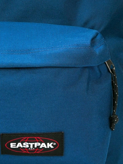 Shop Eastpak Logo Patch Backpack - Blue