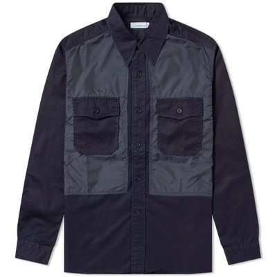 Shop Nanamica Cpo Shirt In Blue