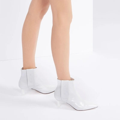 Shop Casadei Plexi Blade In White