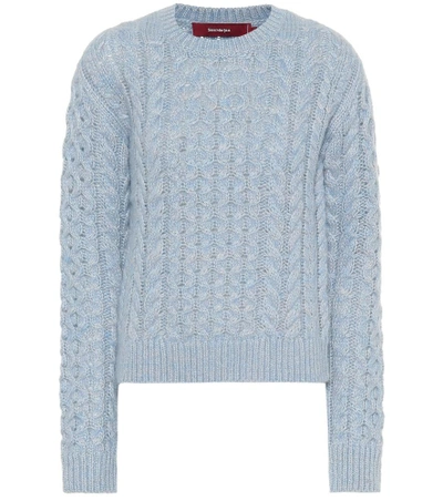 Shop Sies Marjan Britta Alpaca-blend Sweater In Blue