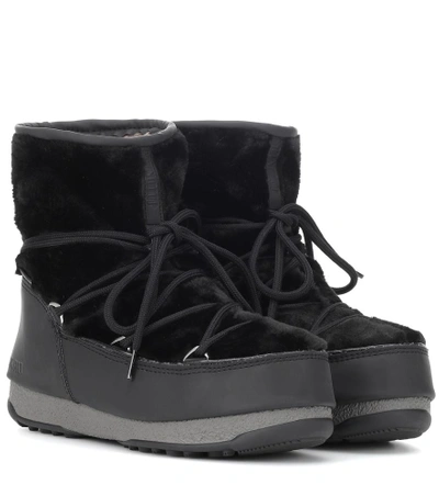Shop Moon Boot Monaco Low Ankle Boots In Black