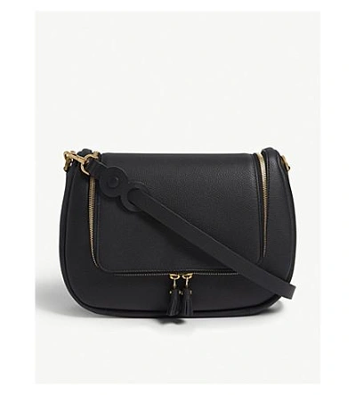 Shop Anya Hindmarch Vere Shoulder Bag In Black