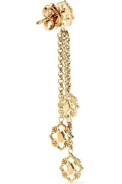 Shop Buccellati Opera 18-karat Gold Diamond Earrings