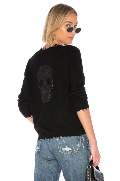 Shop 27 Miles Malibu Evanskull Sweater In Black