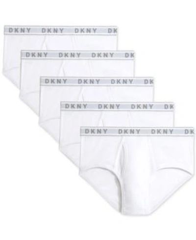 Dkny Men's 5-pk. Cotton Briefs In White | ModeSens