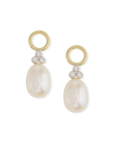 Shop Jude Frances 18k Gold Provence Pearl Briolette Earring Charms