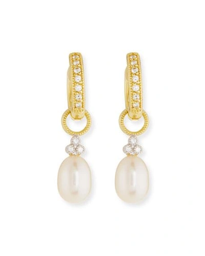 Shop Jude Frances 18k Gold Provence Pearl Briolette Earring Charms