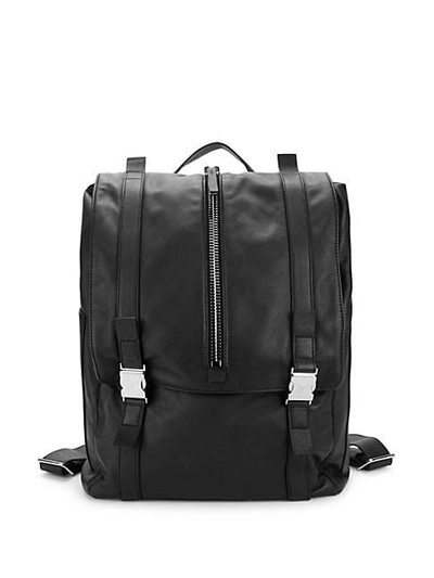 Shop Giuseppe Zanotti Classic Leather Backpack In Stone