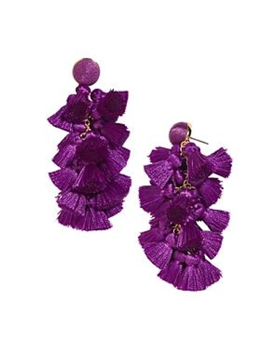 Shop Baublebar Contessa Tassel Earrings In Purple