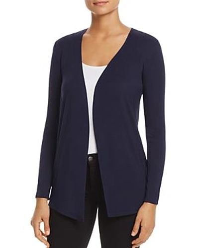 Shop Majestic Open-front Cardigan In Marine