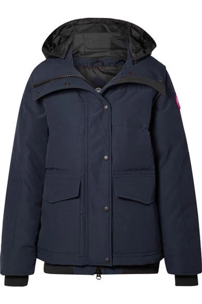 Shop Canada Goose Deep Cove Quilted Shell Down Jacket In Blue