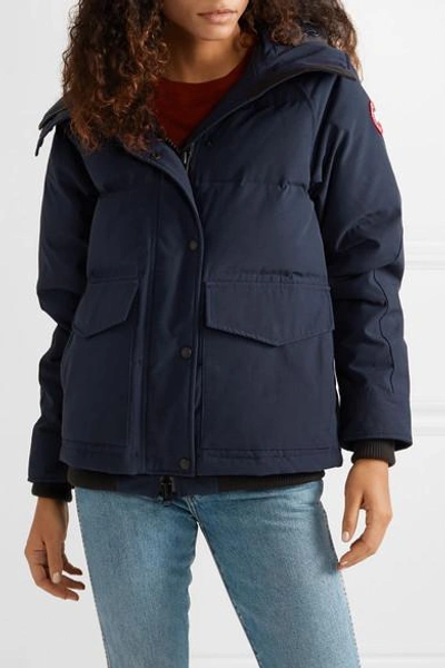 Shop Canada Goose Deep Cove Quilted Shell Down Jacket In Blue