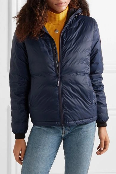 Shop Canada Goose Camp Hooded Quilted Shell Down Jacket In Navy