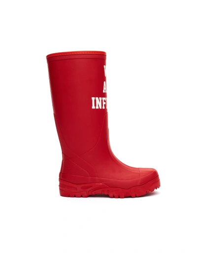 Shop Undercover Red Rubber Boots