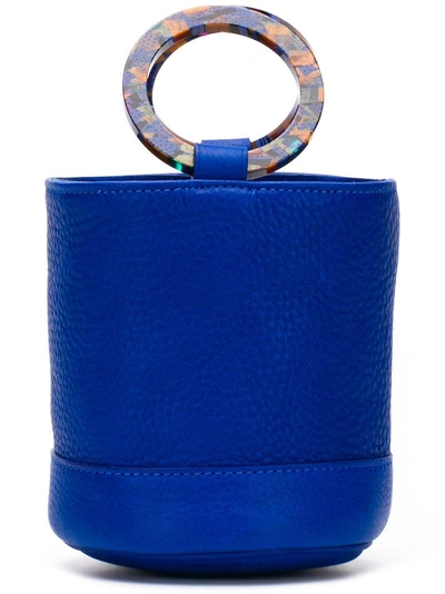 Shop Simon Miller Mini Bucket Bag - Blue