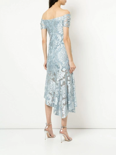 Shop Alice Mccall Fleur De Lys Midi Dress - Blue