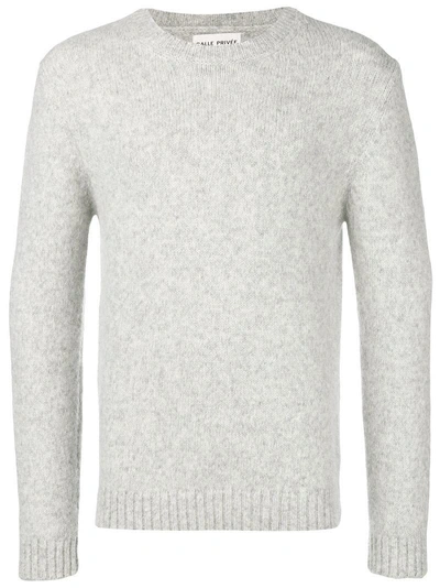 Shop Salle Privée Jakob Knitted Sweater - Grey