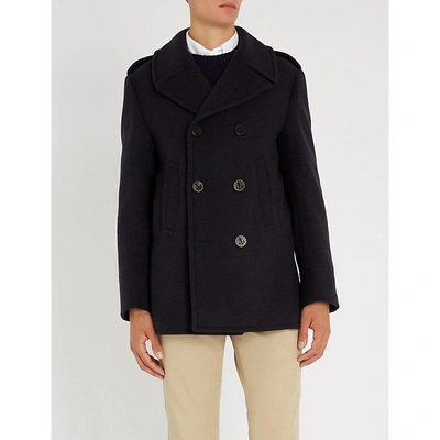 Polo Ralph Lauren Wool-blend Pea Coat In Navy | ModeSens