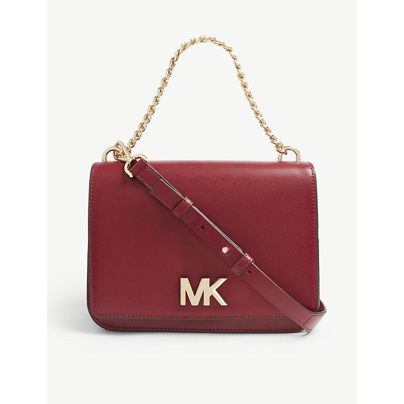 michael michael kors mott leather clutch