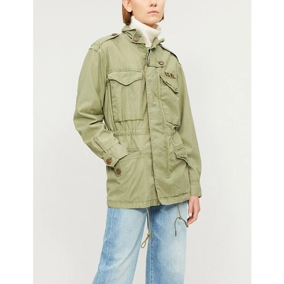 Polo Ralph Lauren Military Cotton-twill Jacket In Army Olive | ModeSens