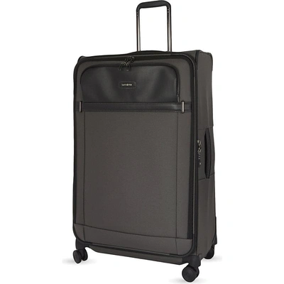 Shop Samsonite Lite Dlx Spinner Suitcase 79cm In Grey