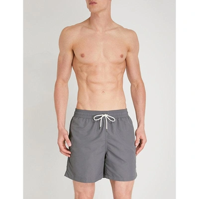 Shop Polo Ralph Lauren 旅客 中-上升 游泳 短裤 In Combat Grey