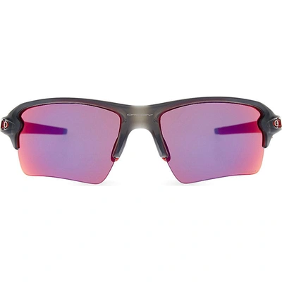 Shop Oakley Flak™ 2.0 Xl Prizm™ Road Wrap-around Sunglasses In Nero