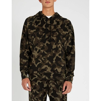 Shop Hugo Camouflage-print Cotton-jersey Sweatshirt In Open Miscellaneous