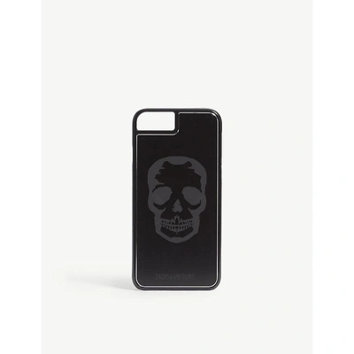 Shop Zadig & Voltaire Skull Iphone 6/7 Case In Noir