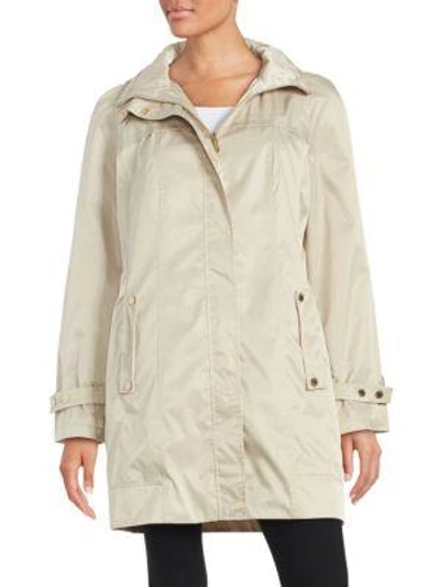 Shop Calvin Klein Packable Anorak Coat In Black