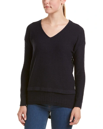 Shop Vince Camuto Two Sweater Top In Blue