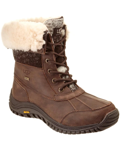 Shop Ugg Adirondack Ii Waterproof Leather Boot In Brown