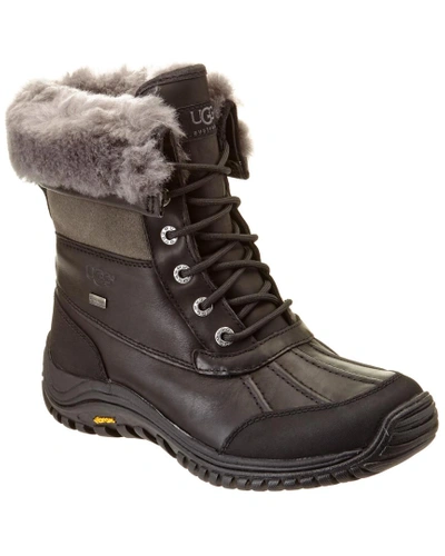 Shop Ugg Adirondack Ii Waterproof Leather Boot In Black