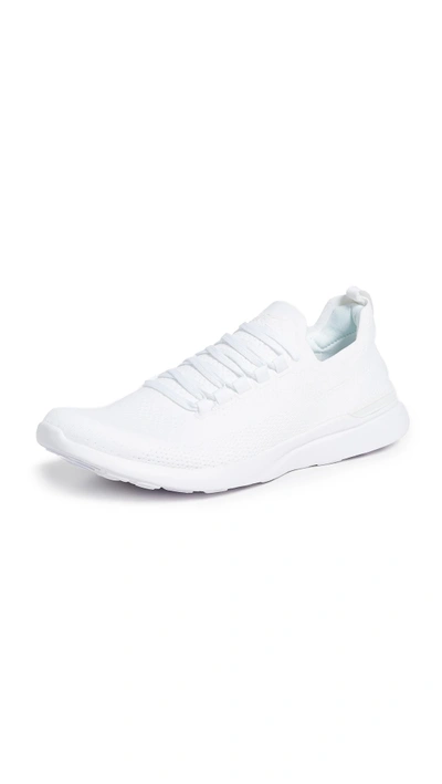 Shop Apl Athletic Propulsion Labs Techloom Breeze Running Sneakers In White