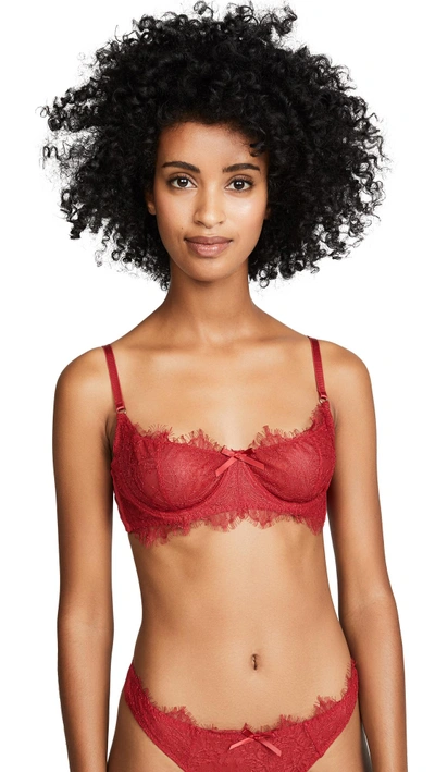 Shop Kisskill Dolce Bra In Red