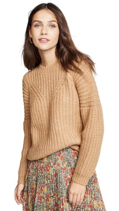 Shop Ulla Johnson Kitty Pullover In Camel