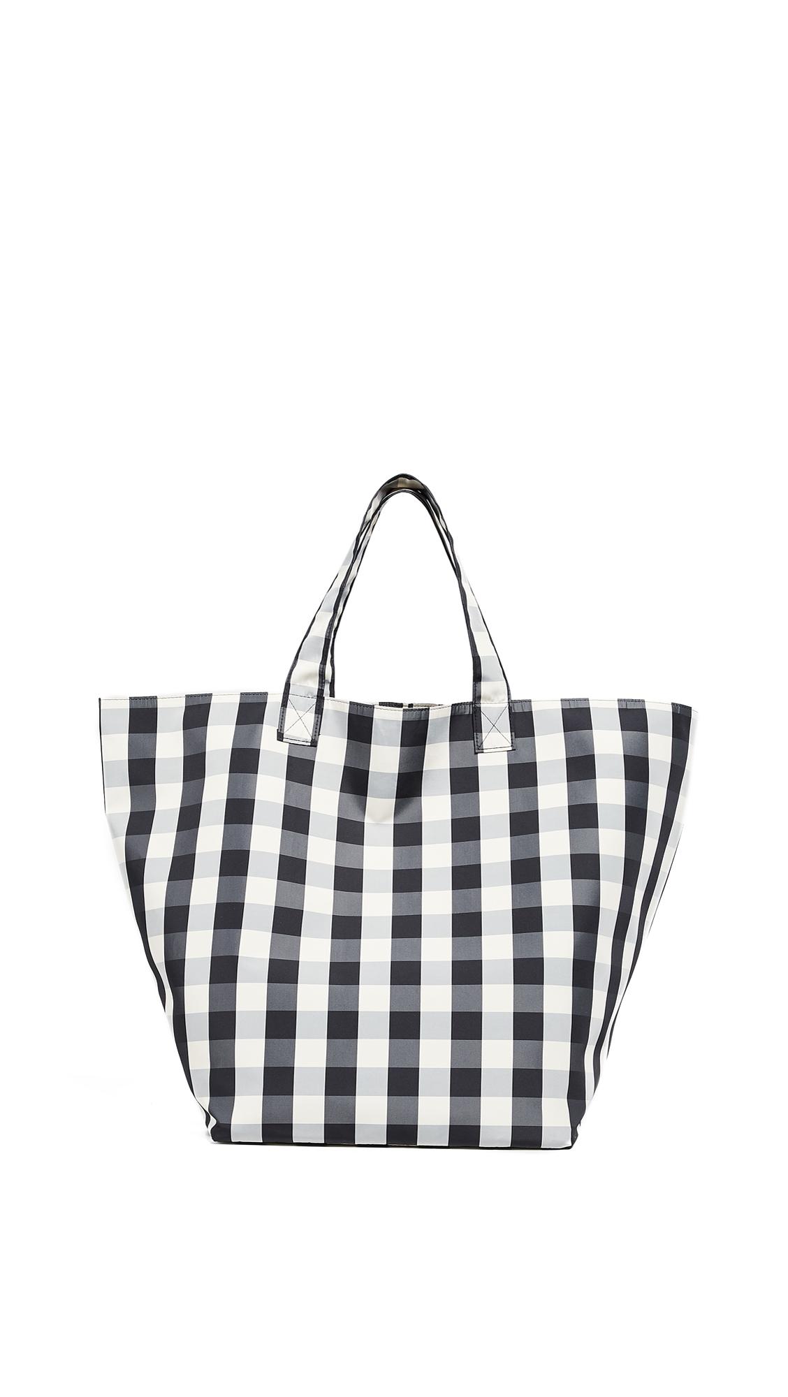 trademark gingham tote