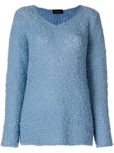 Shop Roberto Collina Knitted Sweater - Blue