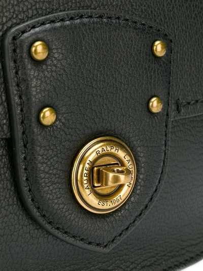 Shop Lauren Ralph Lauren Leather Convertible Bag - Black
