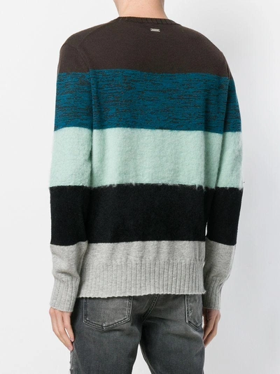 Shop Just Cavalli Striped Sweater - Multicolour