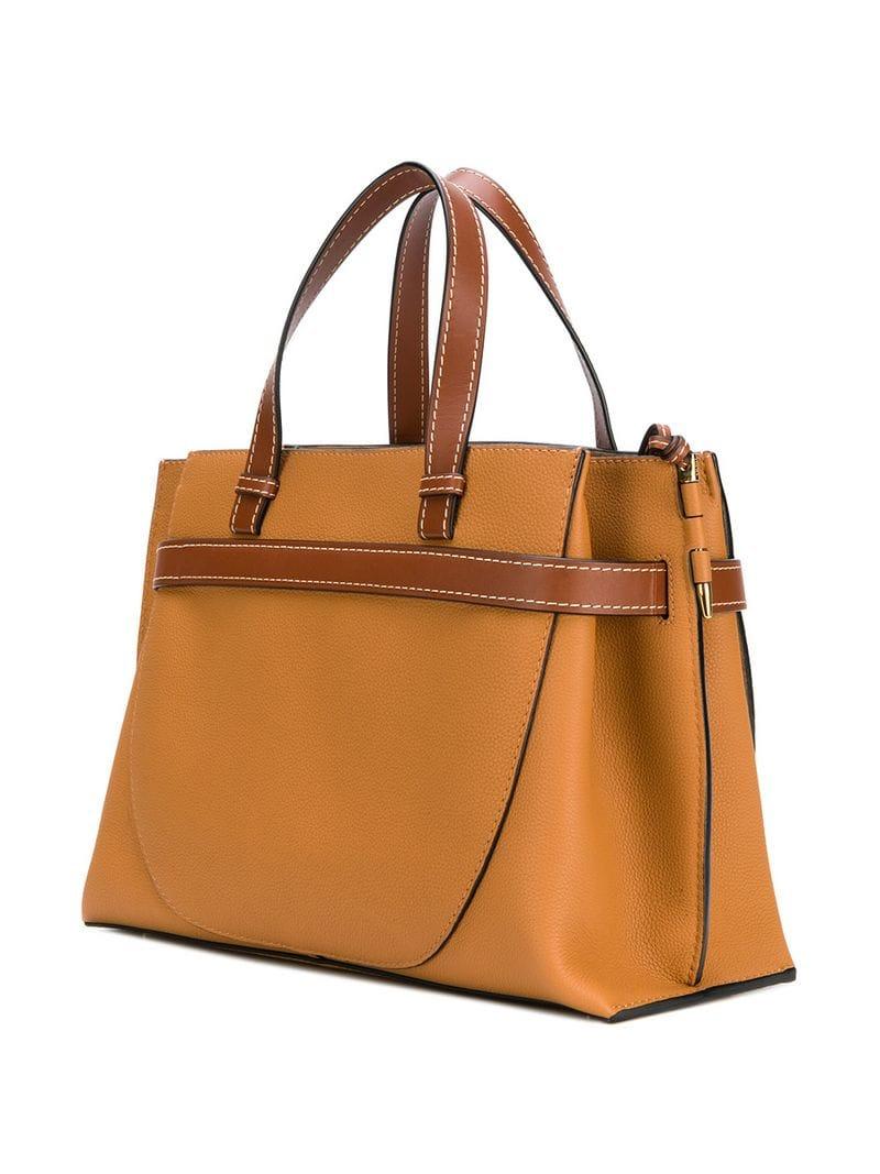 Loewe Gate Top Handle Bag - Brown | ModeSens