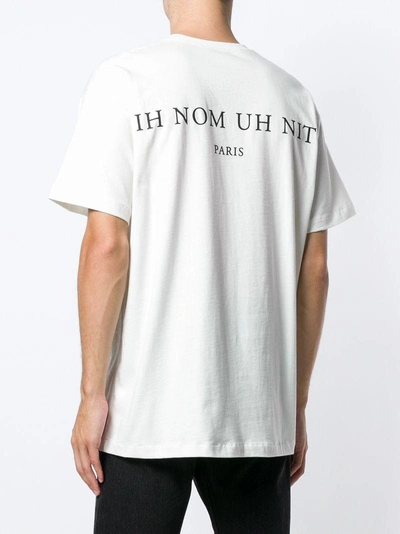 Shop Ih Nom Uh Nit Stranger Things T-shirt - White