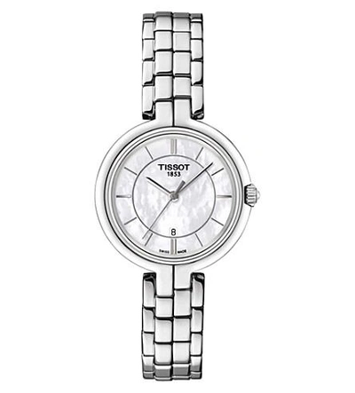 Shop Tissot Women's Stainless Steel T094.210.11.111.00 Flamingo Watch