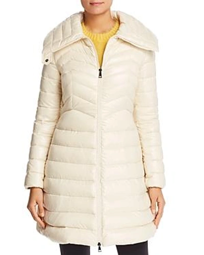 Shop Moncler Faucon Jacket In Beige