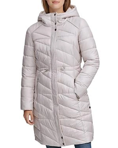 Marc New York Brookdale Velvet Trim Puffer Coat In Putty ModeSens