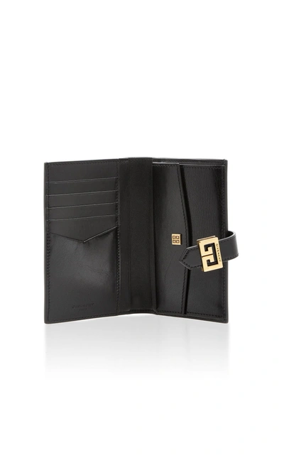 Shop Givenchy Gv3 Medium Quilted Leather Wallet In Black