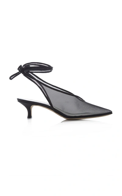 Shop Tibi Otis Kitten Heel Pumps In Black