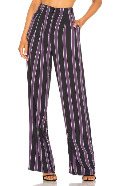 Shop Lpa Hose, Weiter Schnitt In Purple. In Sartorial Stripe
