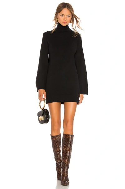 Shop Lpa Fallon Sweater Dress In Black